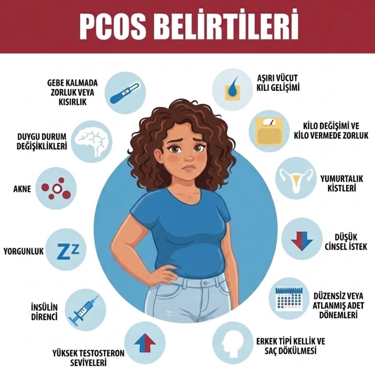 adet düzensizliği, polikistik over sendromu, PCOS belirtileri